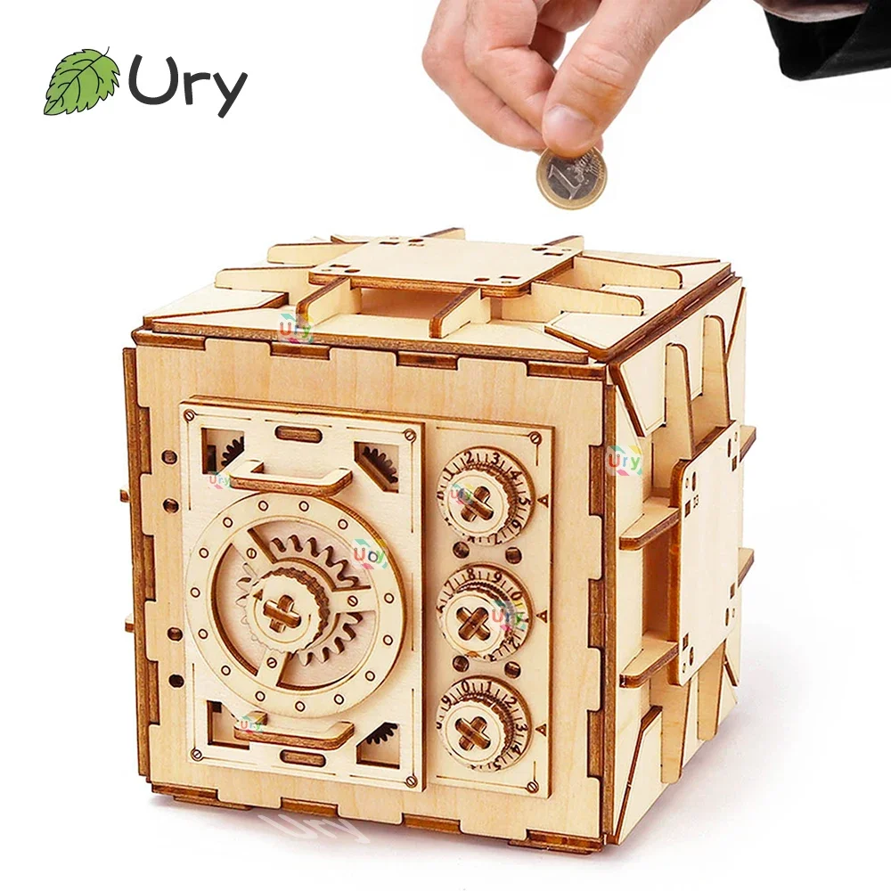 Woodworking Tv - URY 3D 나무 퍼즐 암호 보물