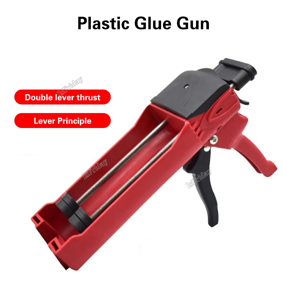 Woodworking Glue Applicator - 400ml 스틸 이중 구성 카트리지 건
