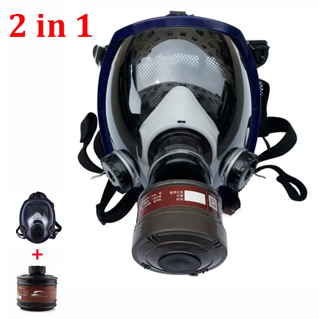 Woodworking Respirator - 전면형 가스 마스크 화학 생물학적 방사성