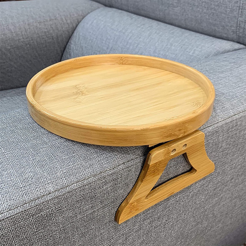 Woodworking Tv - 소파 트레이 테이블 소파 팔걸이 클립