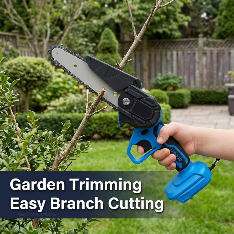 Woodworking Yard Projects - 6인치 무선 전기 체인톱 배터리 구동