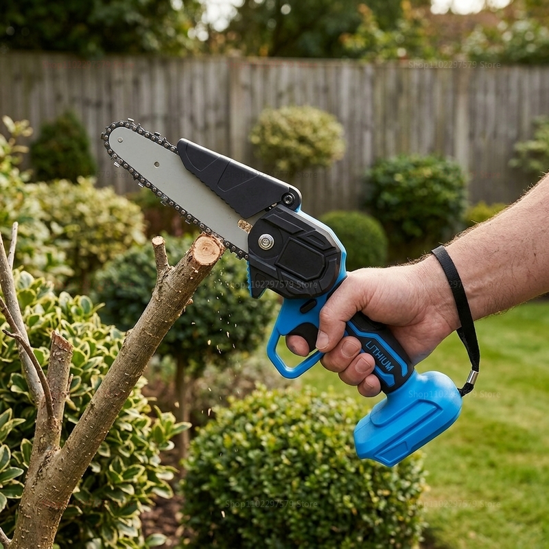 Woodworking Yard Projects - 6인치 무선 전기 전기톱 충전식 휴대용