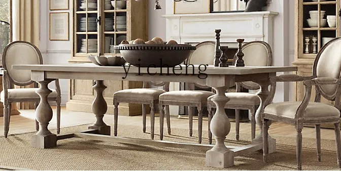 Woodworking Lofts - u10 원목 다이닝 테이블 로프트 빈티지