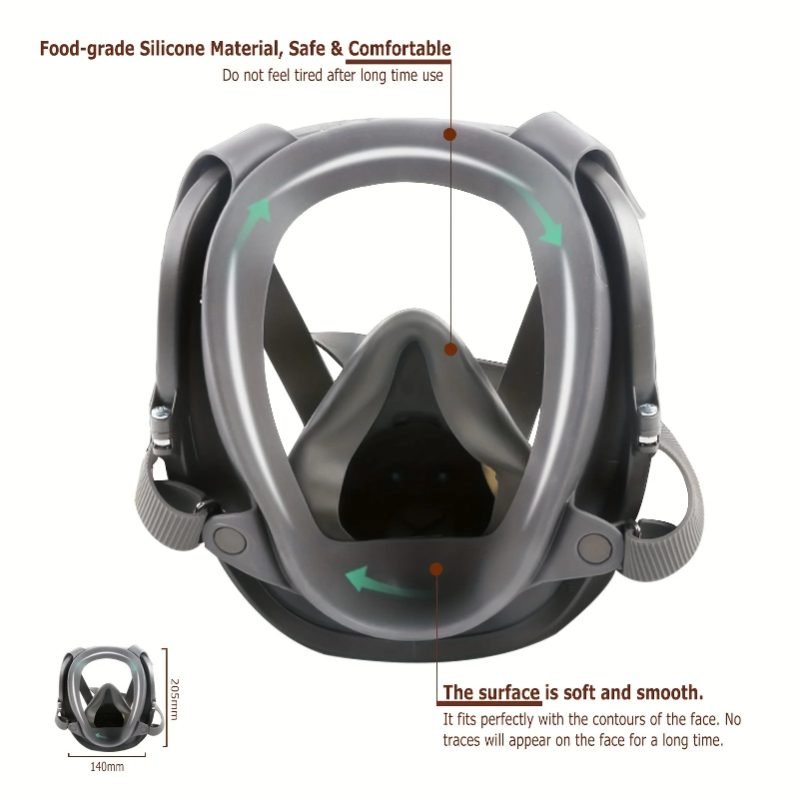 6800 가스 마스크 풀페이스 대형 사이즈 호흡기 재사 - Woodworking Respirator 리뷰 및 가격
