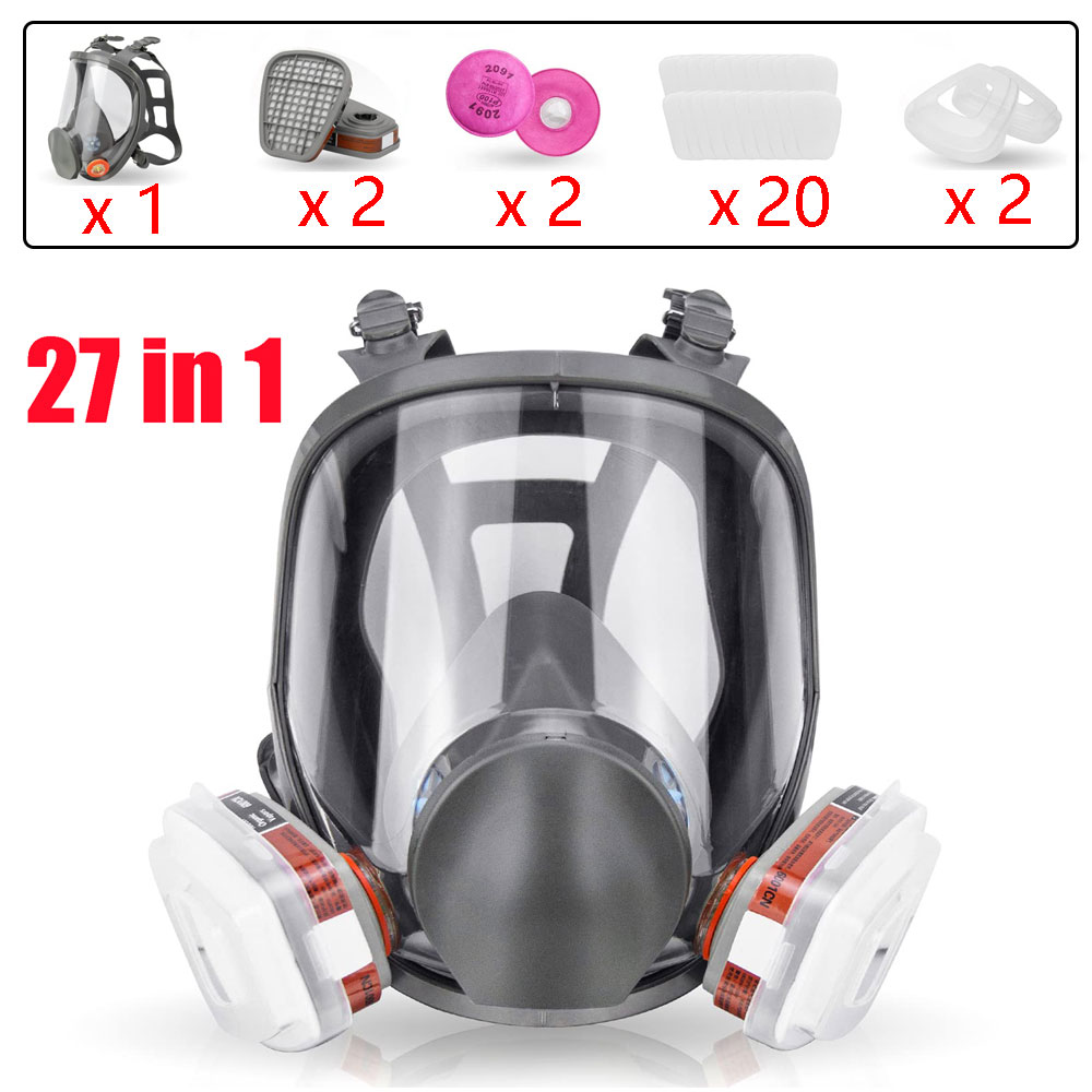 6800 가스 마스크 풀페이스 대형 사이즈 호흡기 재사 - Woodworking Respirator 리뷰 및 가격