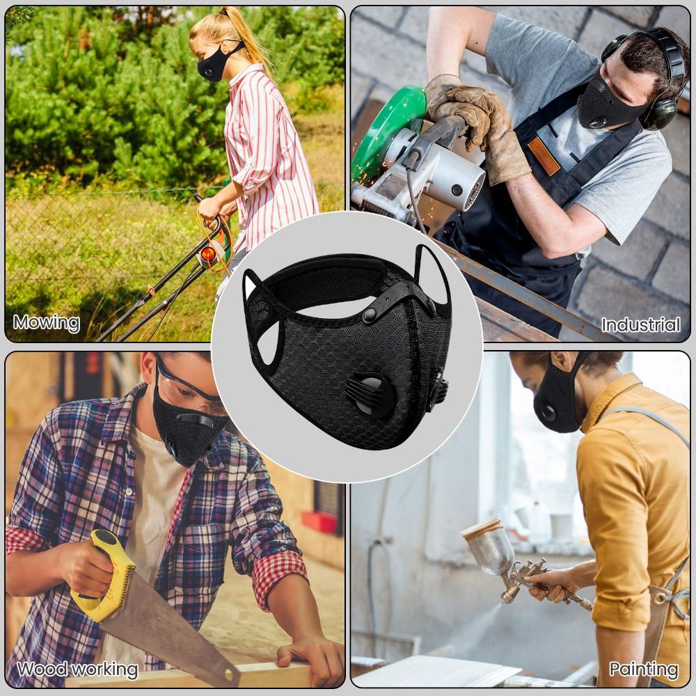 통기성 있는 인체공학적 먼지 마스크 조정 가능한 방진  - Woodworking Respirator 리뷰 및 가격