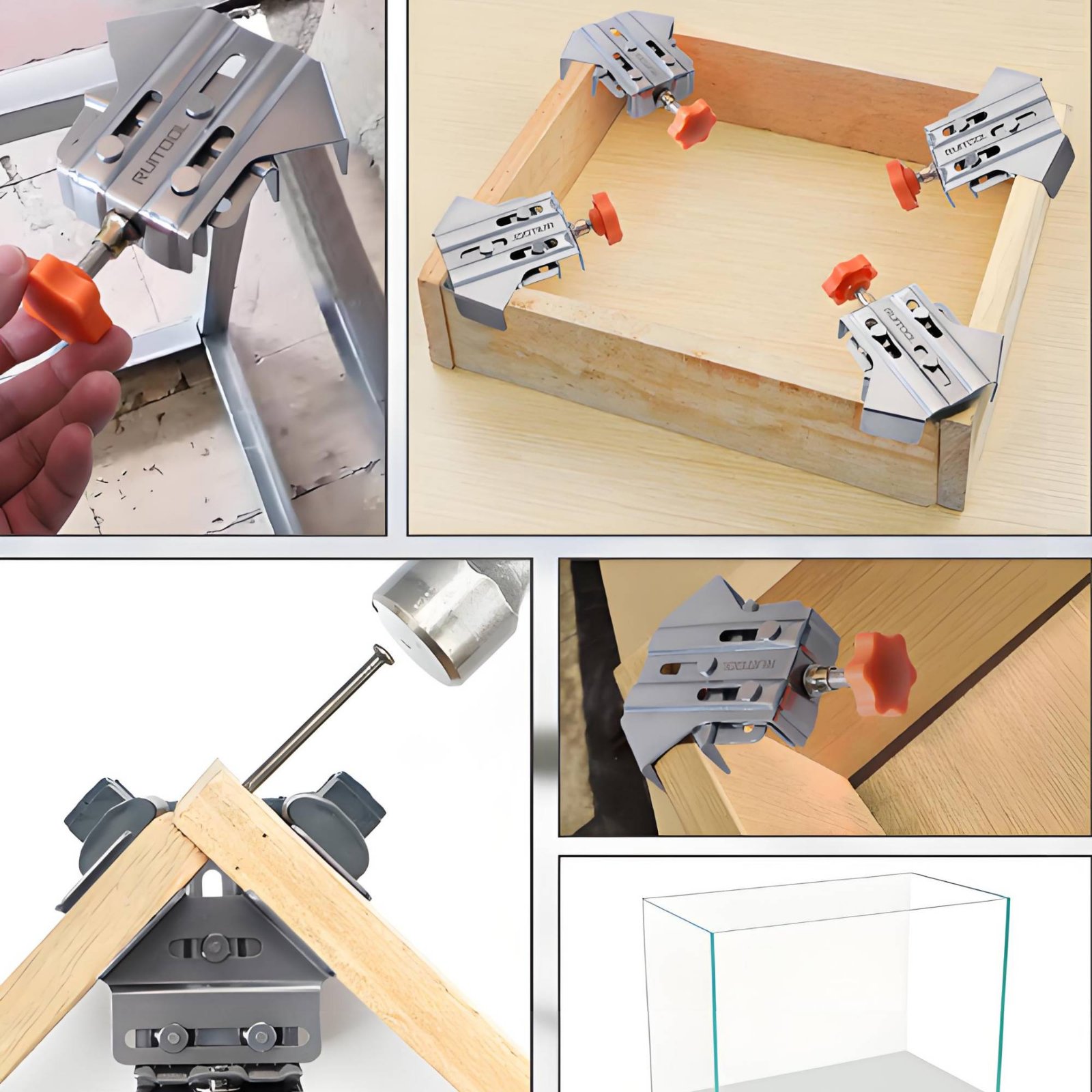 90도 코너 클램프 스테인레스 스틸 목공 코너 클램프  - Woodworking Hand Tools 리뷰 및 가격