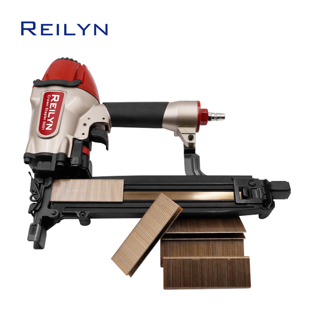 16Ga 7/16인치 중간 크라운 스테이플러 N851  - Woodworking Manufacturing 리뷰 및 가격