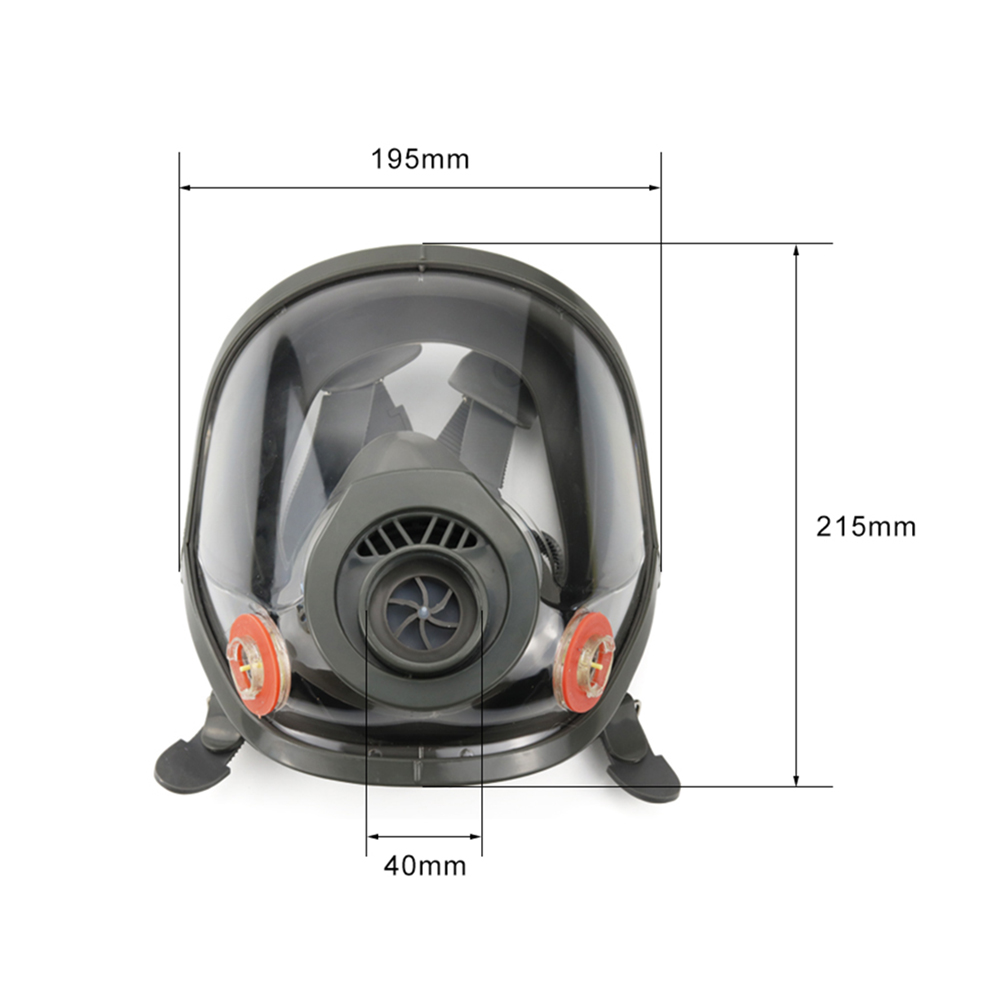 3 인터페이스 화학물질 방독면 6800 3포트 방진 호 - Woodworking Respirator 리뷰 및 가격