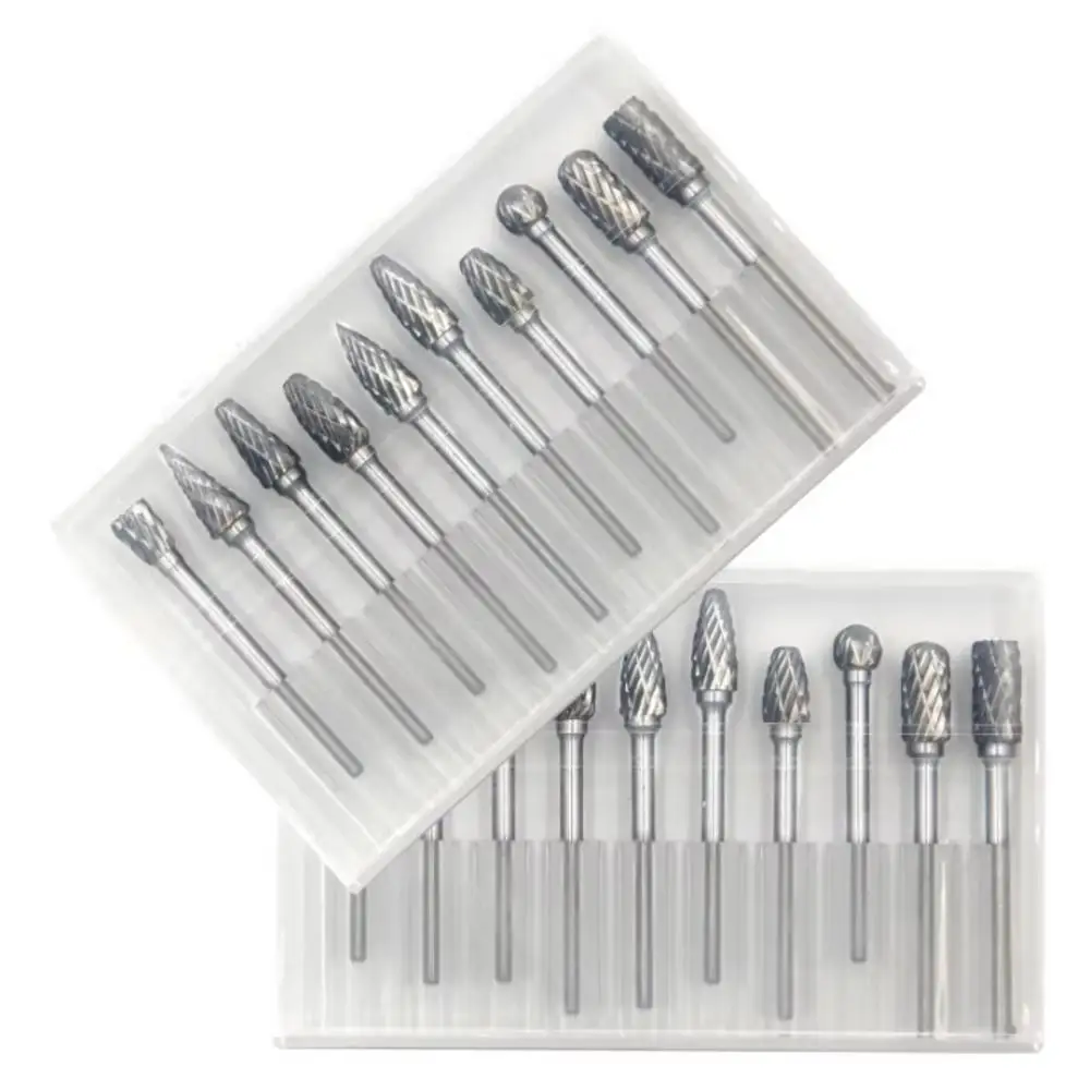 10개입 초경 로터리 버 세트 3mm 샹크 더블 컷 그 - Wood Chisel Set 리뷰 및 가격