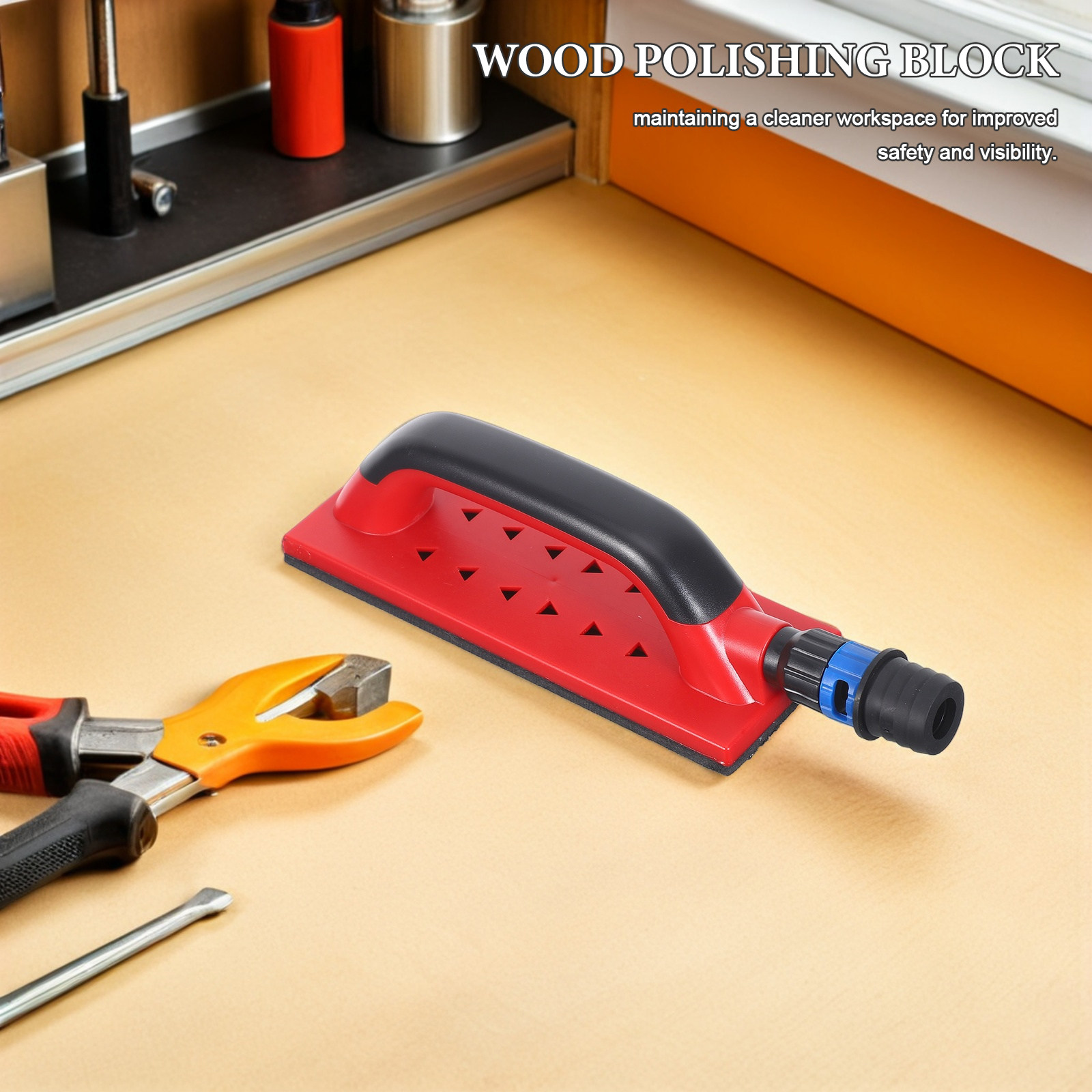 사각형 디자인의 샌딩 파일 블록, 강력한 먼지 흡입 기 - Woodworking Hand Tools 리뷰 및 가격
