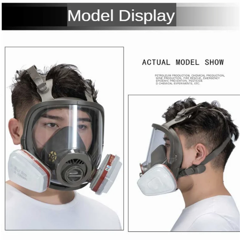 풀페이스 방독면 유기증기 카트리지 재사용 가능 방독면, - Woodworking Respirator 리뷰 및 가격