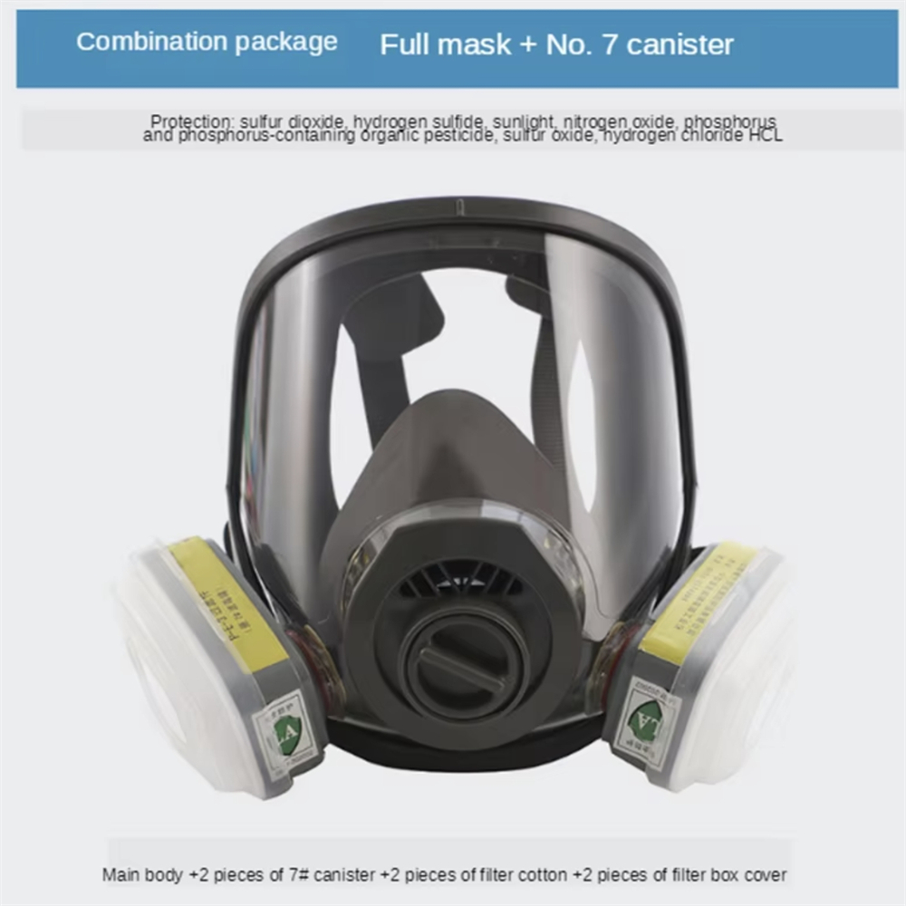풀페이스 방독면 유기증기 카트리지 재사용 가능 방독면, - Woodworking Respirator 리뷰 및 가격