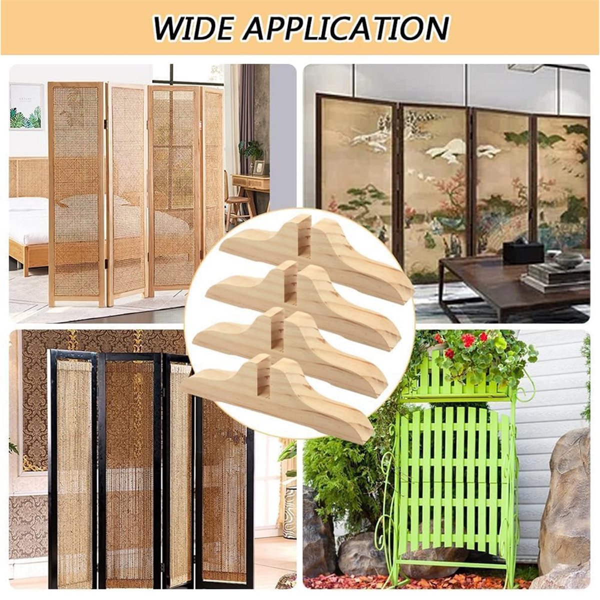 PHONE&GEAR 나무로 만든 4피스 룸 디바이더 스 - Woodworking Manufacturing 리뷰 및 가격