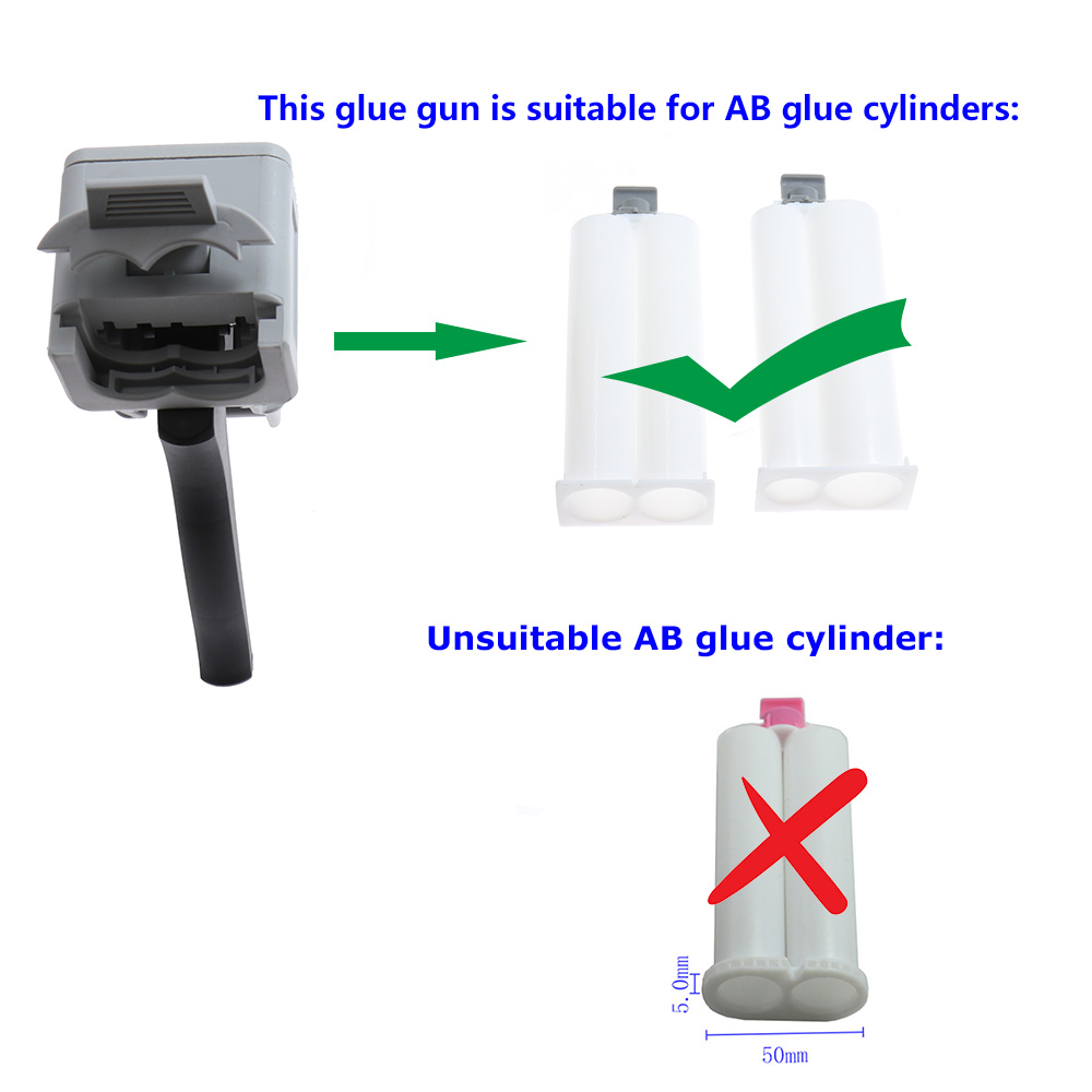 50ml 2 성분 AB 에폭시 실란트 접착제 Gun1: - Woodworking Glue Applicator 리뷰 및 가격