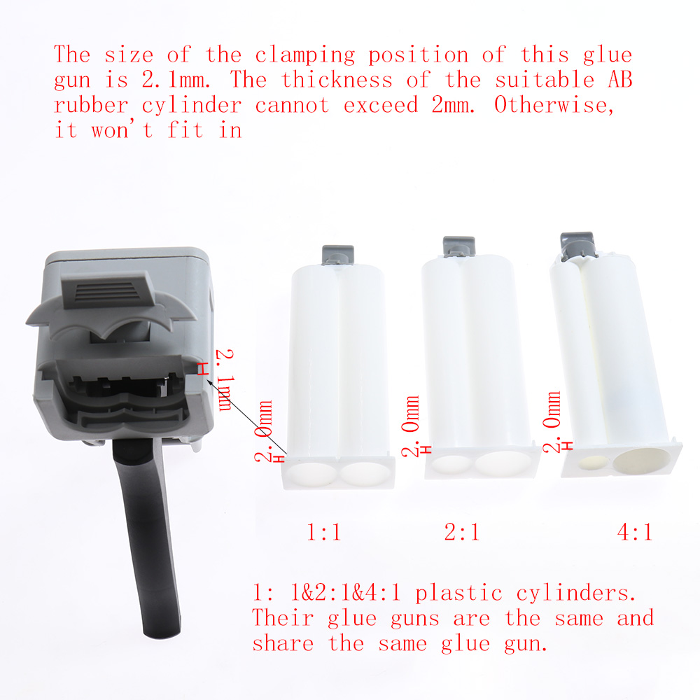 50ml 2 성분 AB 에폭시 실란트 접착제 Gun1: - Woodworking Glue Applicator 리뷰 및 가격