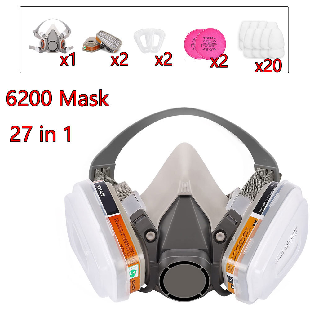 가스 마스크 6200 세트 차량 도색 스프레이용 카트리 - Woodworking Respirator 리뷰 및 가격