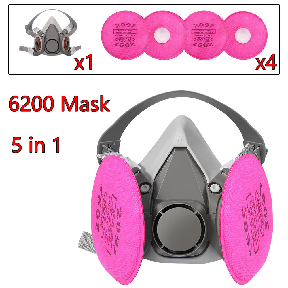 가스 마스크 6200 세트 차량 도색 스프레이용 카트리 - Woodworking Respirator 리뷰 및 가격